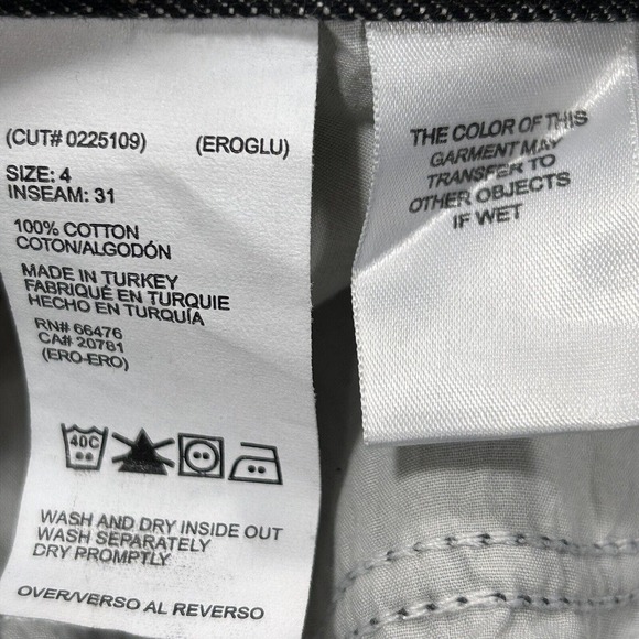 Vintage Tommy Hilfiger Jeans Women’s 4 Black 100% Cotton Y2K Boyfriend Low Rise - Picture 11 of 16